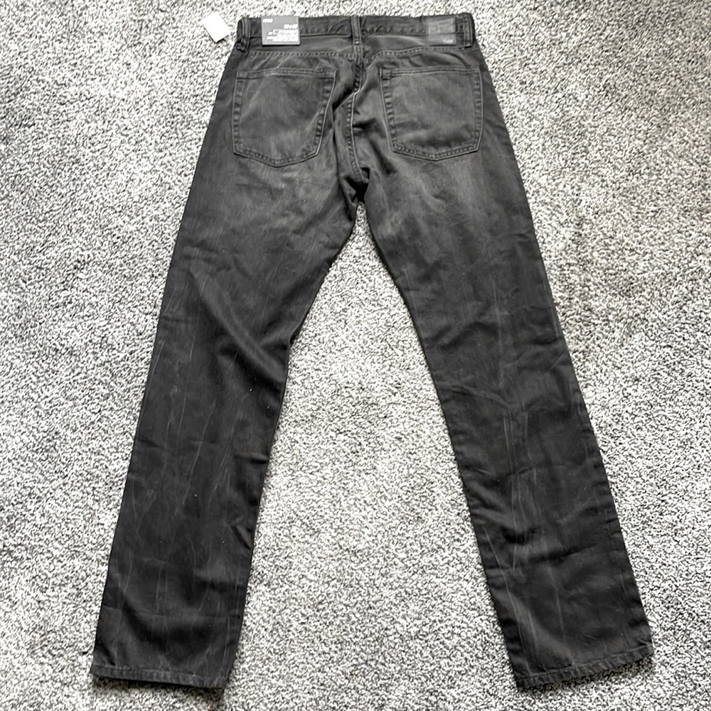 Gap Straight Leg Charcoal Jeans W30 - Picture 2 of 8